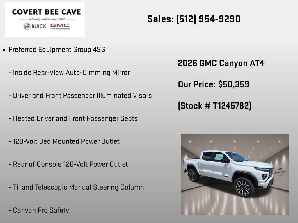 New 2026 GMC Canyon AT4 w/ AT4 Premium Package AWD/4WD image 12