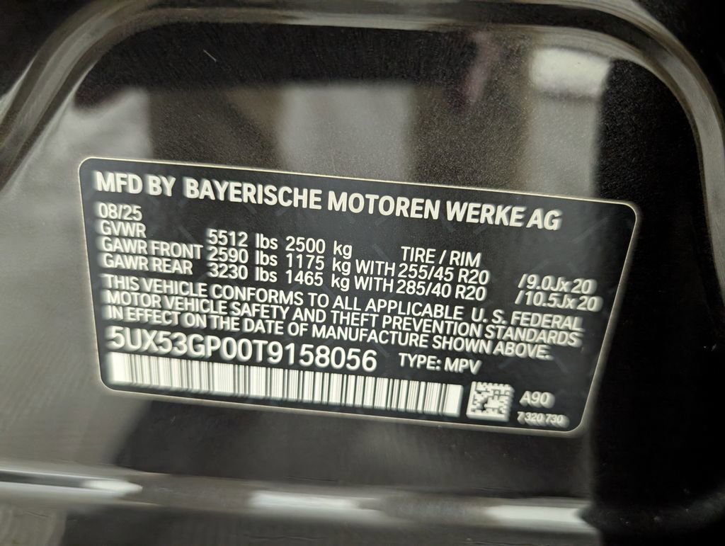 Certified 2026 BMW X3 xDrive30i w/ M Sport Package AWD/4WD image 23