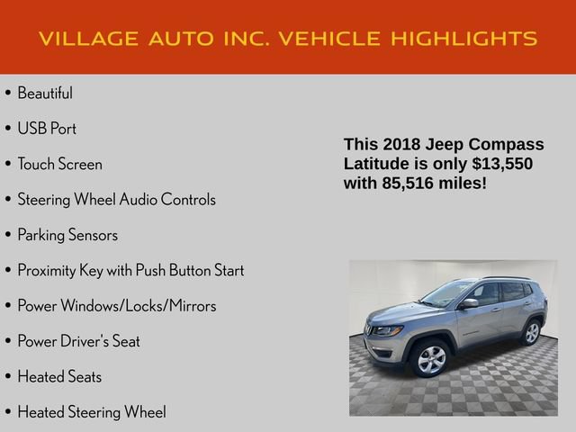 Used 2018 Jeep Compass Latitude w/ Popular Equipment Group AWD/4WD image 7