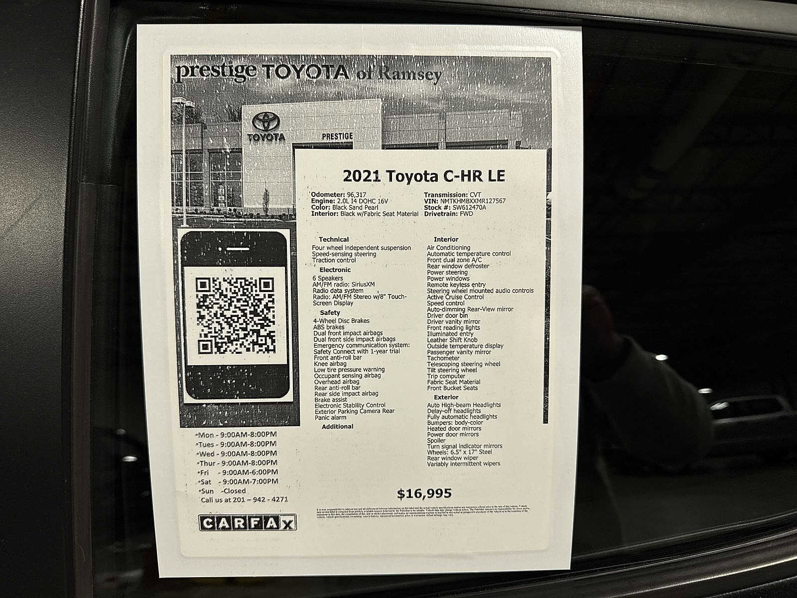 Used 2021 Toyota C-HR LE image 19