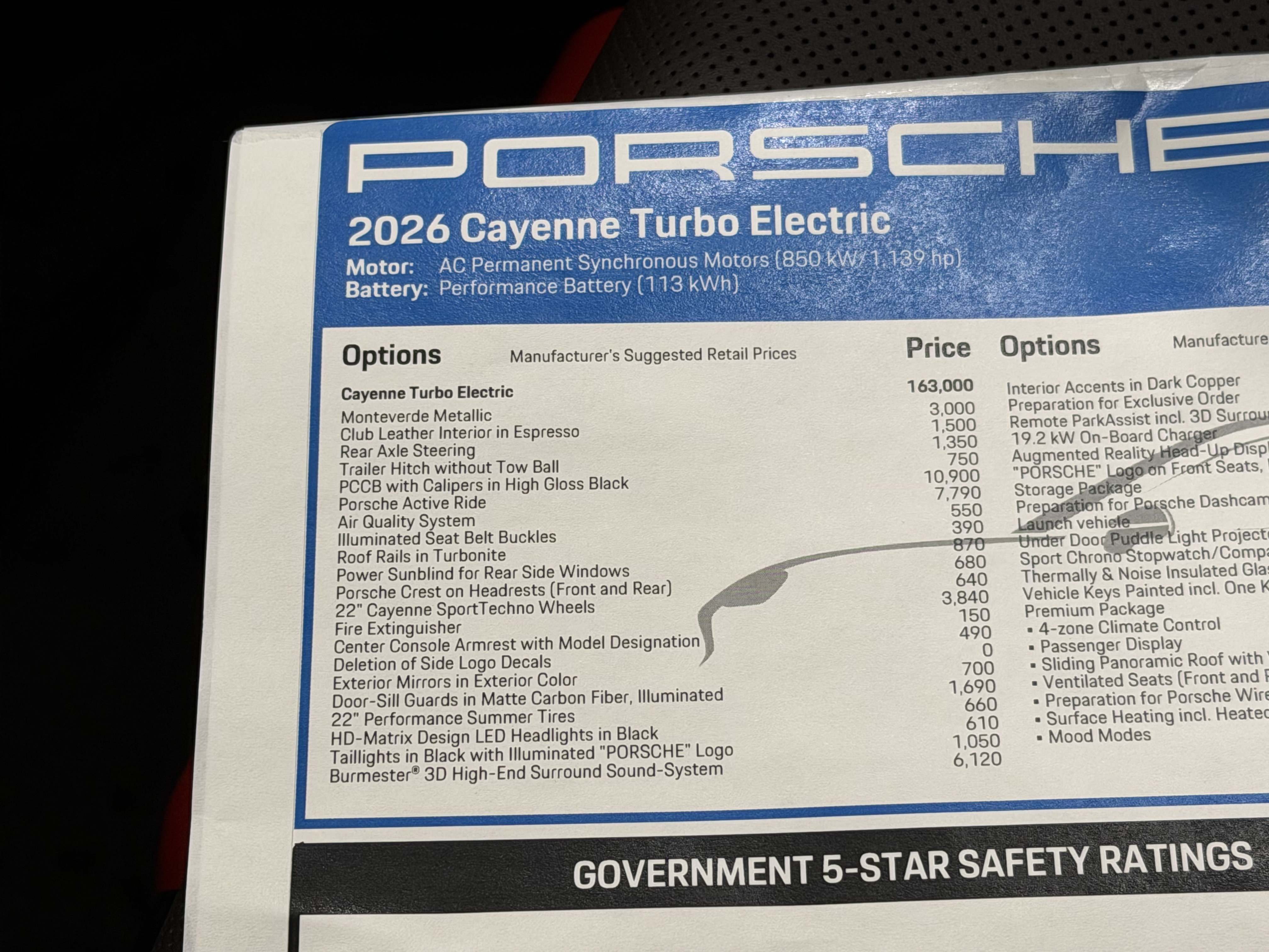 New 2026 Porsche Cayenne Turbo Electric AWD/4WD image 69