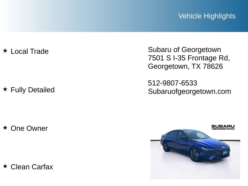 Used 2025 Hyundai Elantra Sport image 9