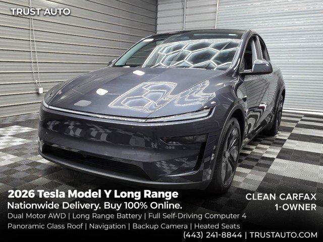 Used 2026 Tesla Model Y Long Range AWD/4WD image 1