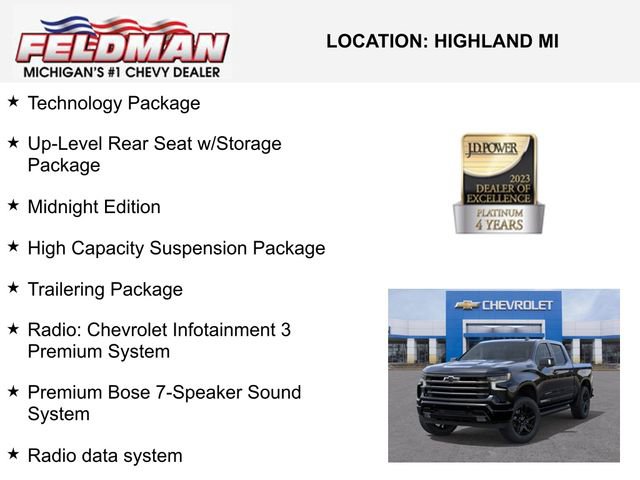 New 2026 Chevrolet Silverado 1500 High Country w/ Midnight Edition image 3