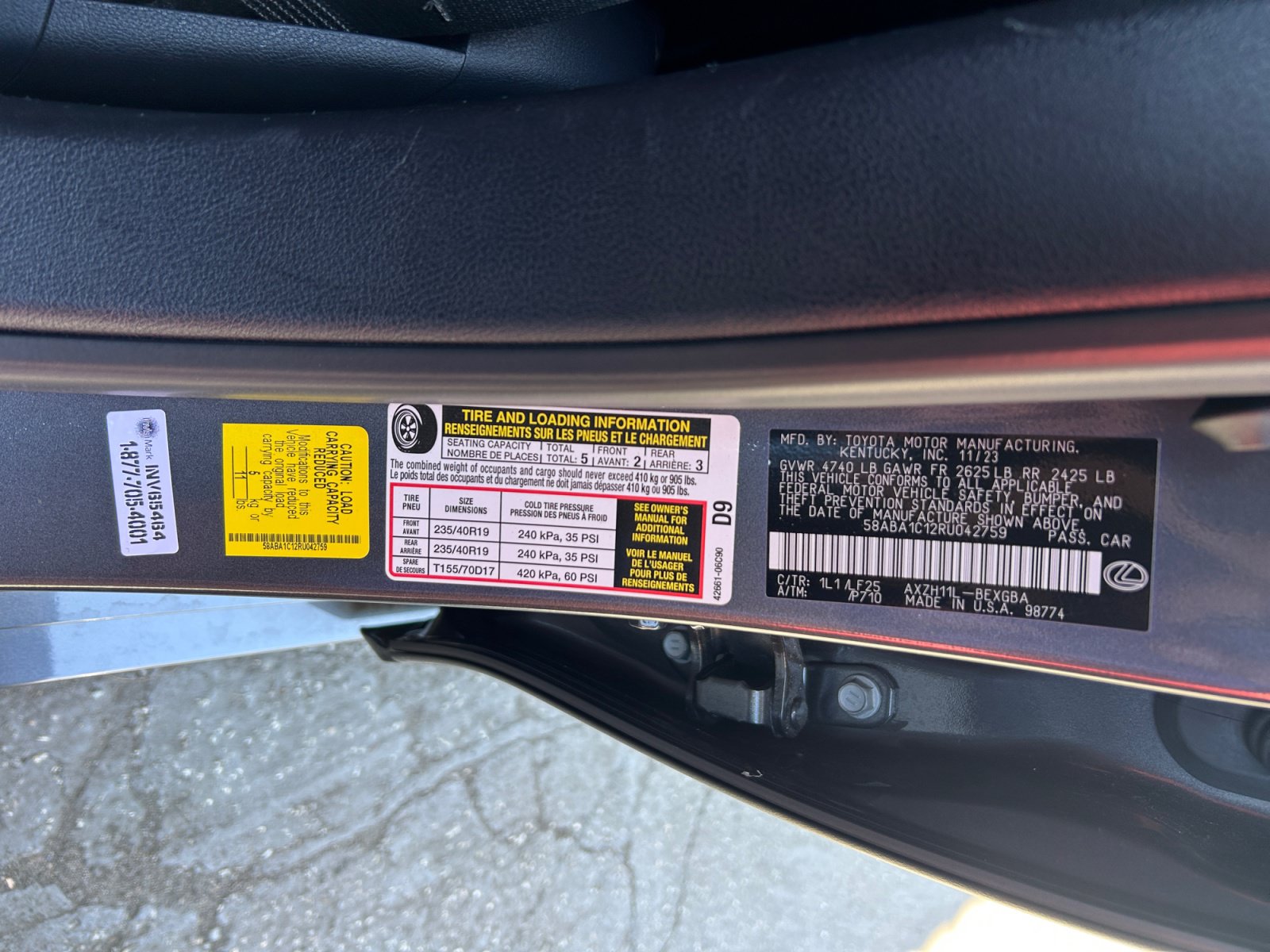 Used 2024 Lexus ES 300h F Sport FWD image 18