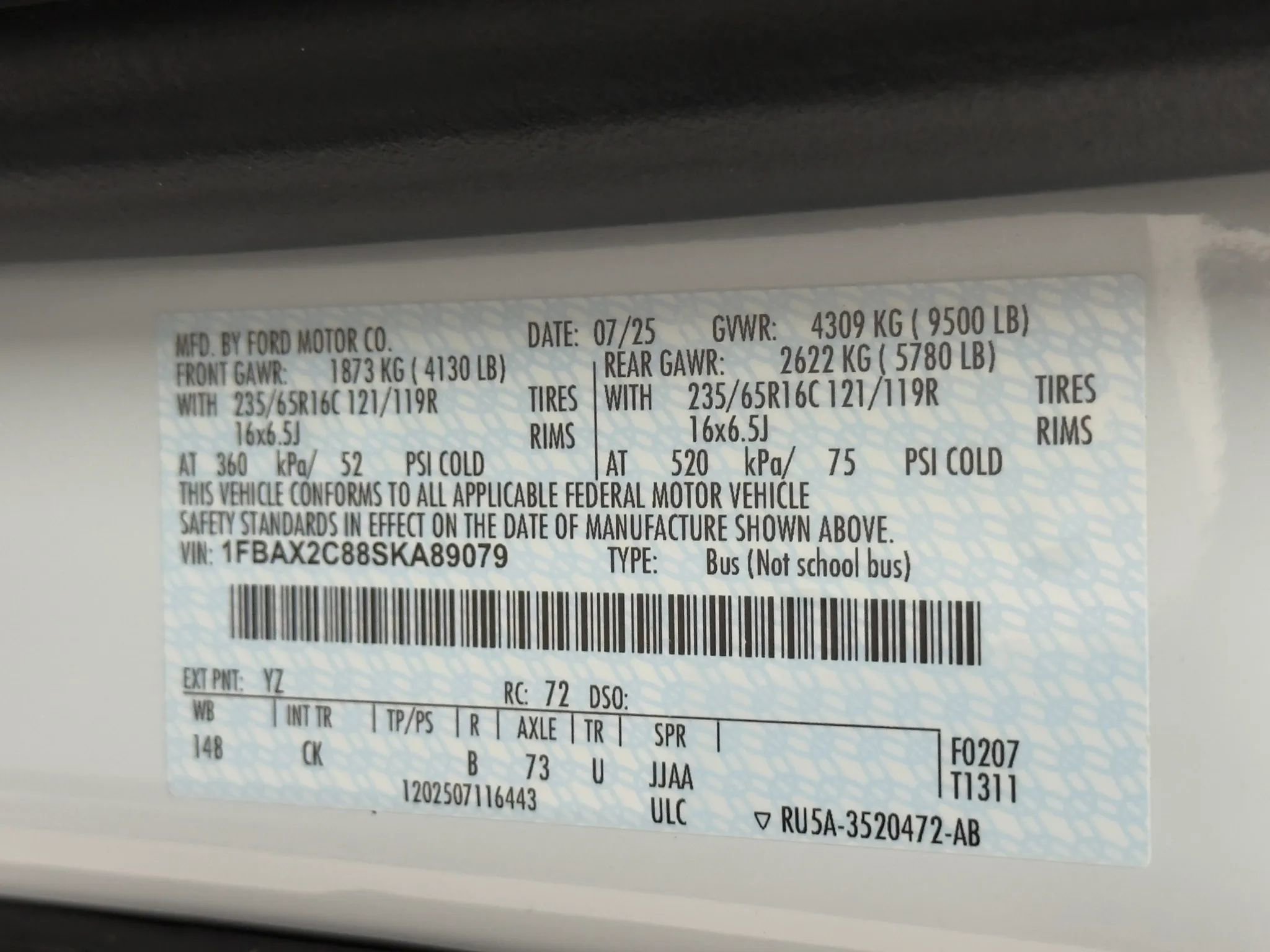 Used 2025 Ford Transit 350 XLT image 49