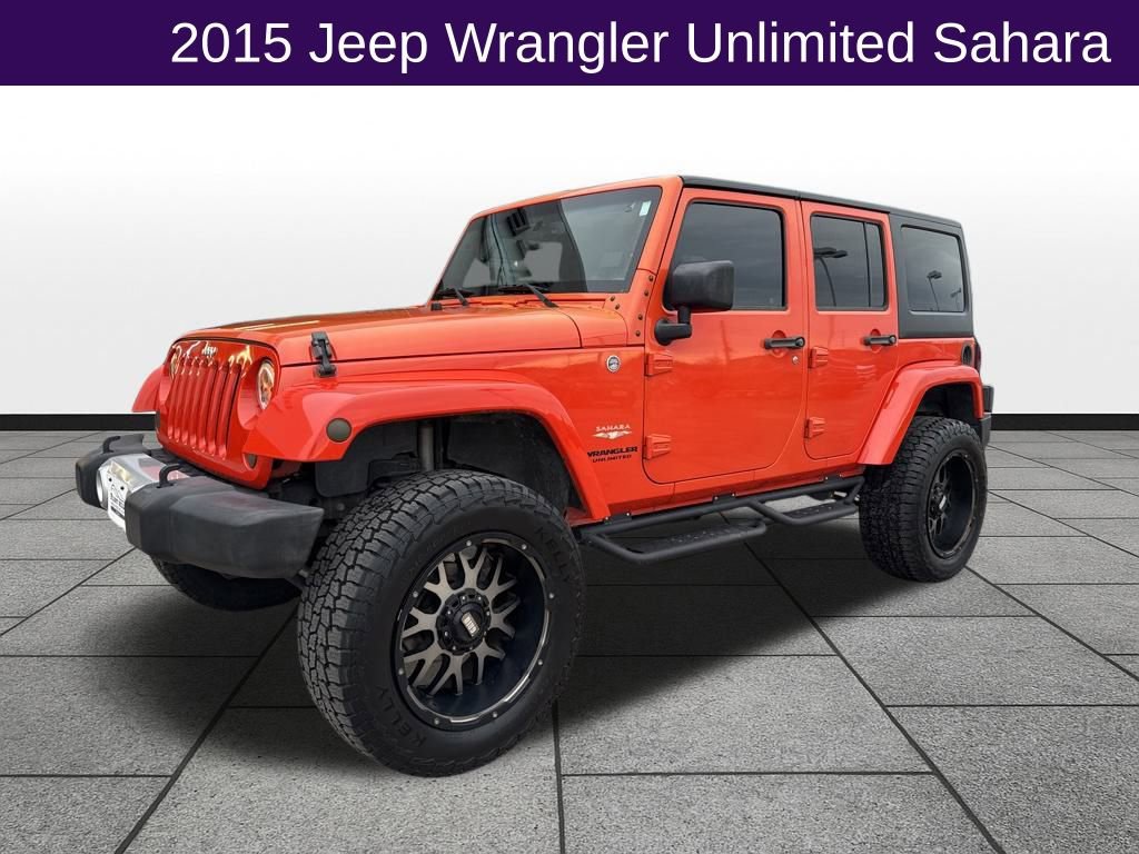 Used 2015 Jeep Wrangler Unlimited Sahara w/ Max Tow Package image 1