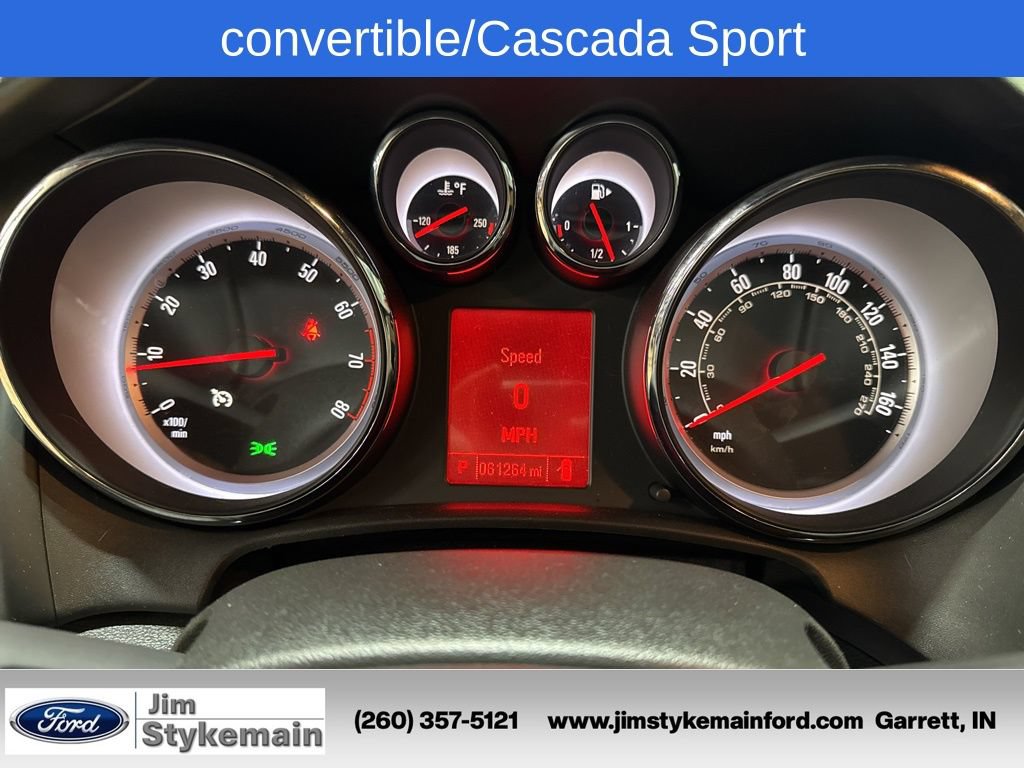 Used 2018 Buick Cascada Sport Touring FWD image 15