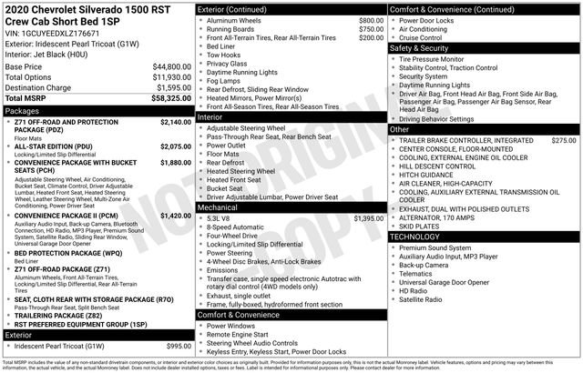 Certified 2020 Chevrolet Silverado 1500 RST image 5
