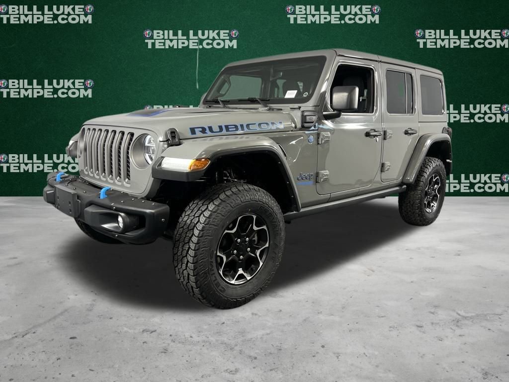 Used 2021 Jeep Wrangler Unlimited Rubicon 4xe w/ Steel Bumper Group image 2
