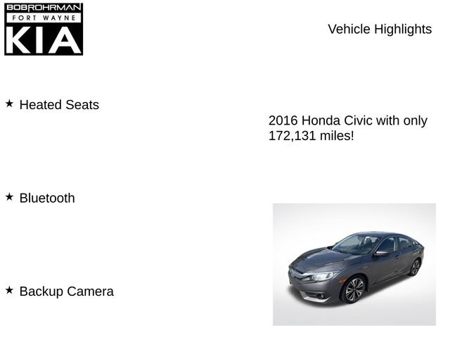 Used 2016 Honda Civic EX-T image 7