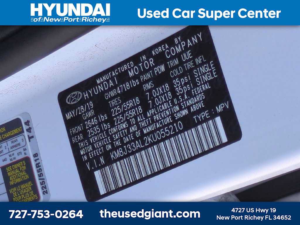 Used 2019 Hyundai Tucson SEL FWD image 33