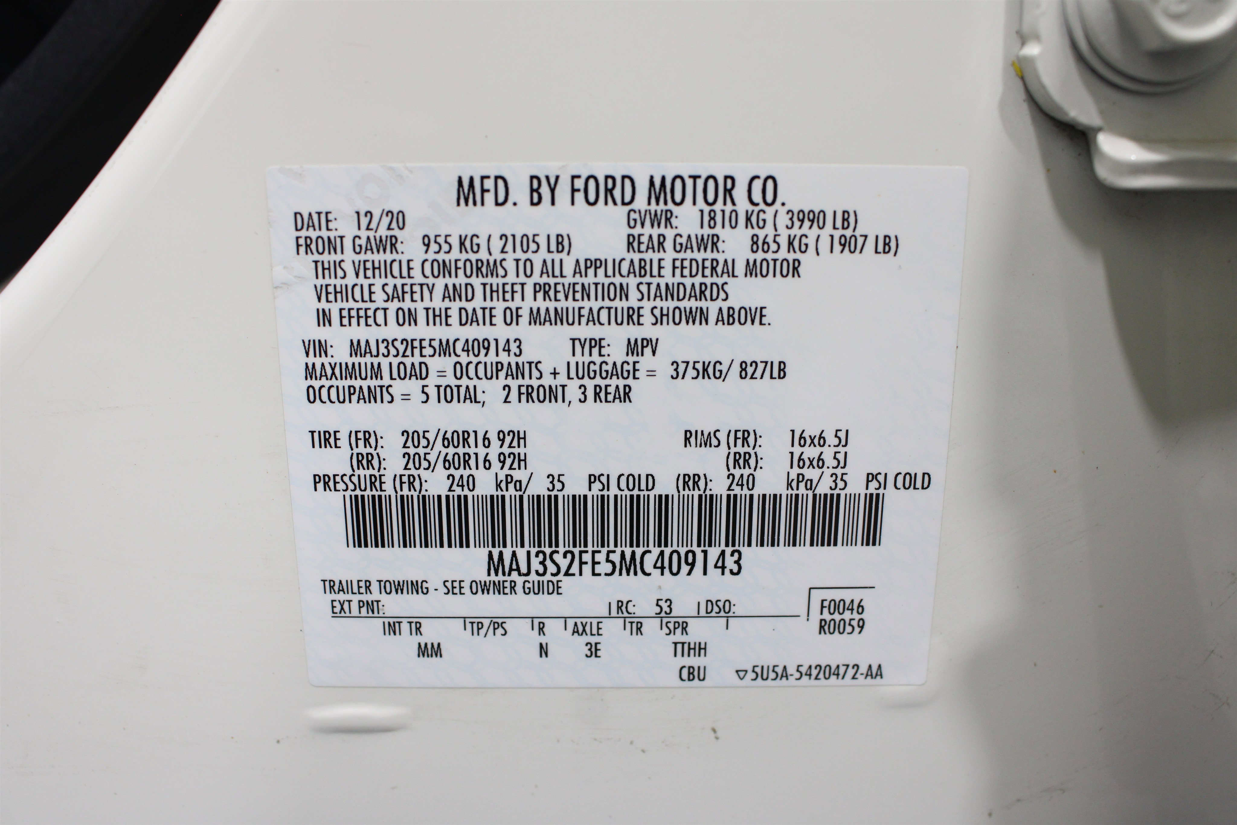Used 2021 Ford EcoSport S FWD image 37
