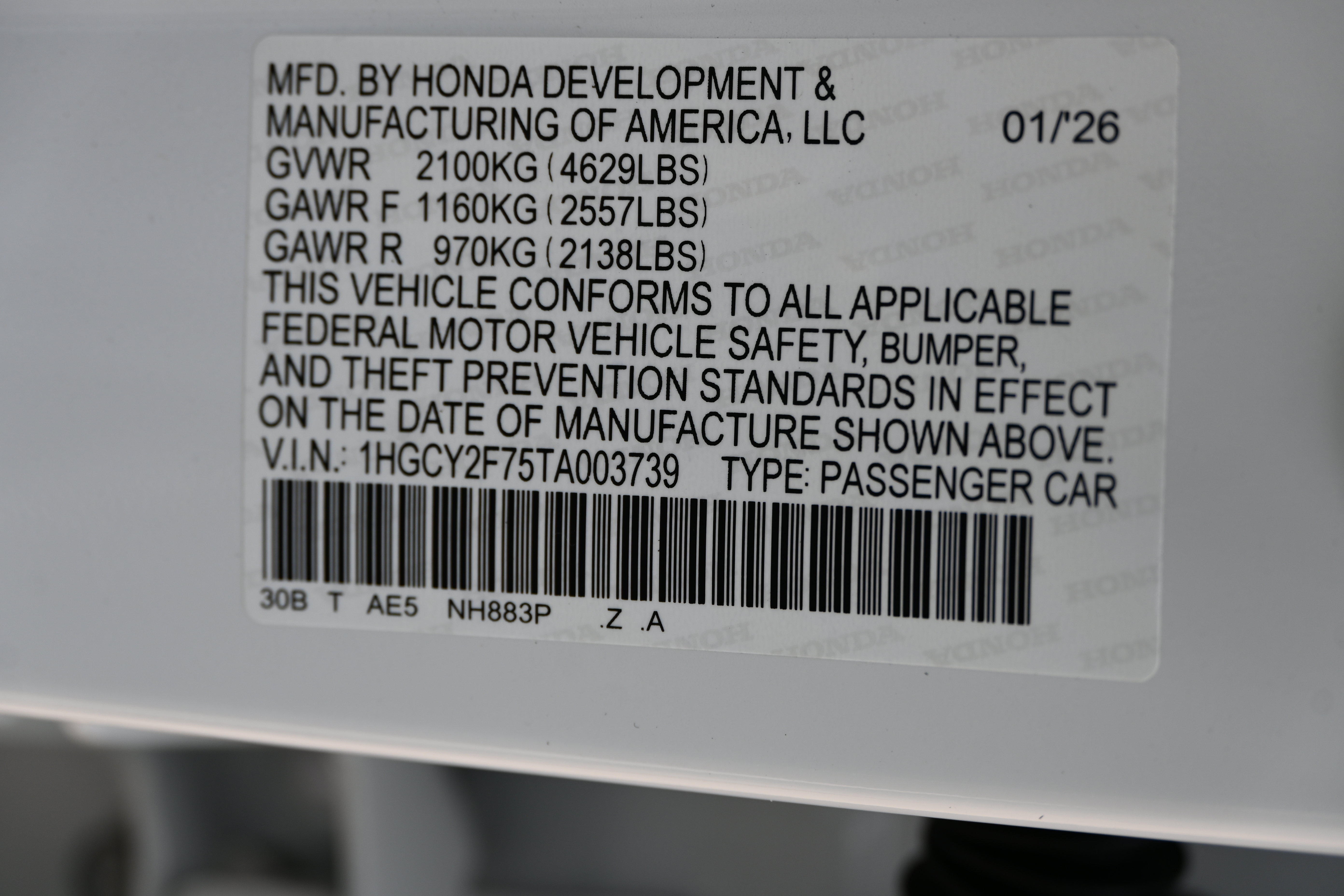 New 2026 Honda Accord Sport image 23