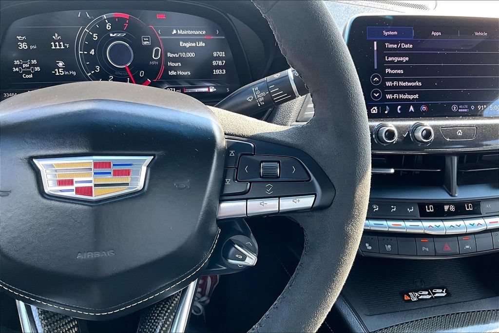 Used 2022 Cadillac CT4 V Blackwing w/ Carbon Fiber 1 Package RWD image 12