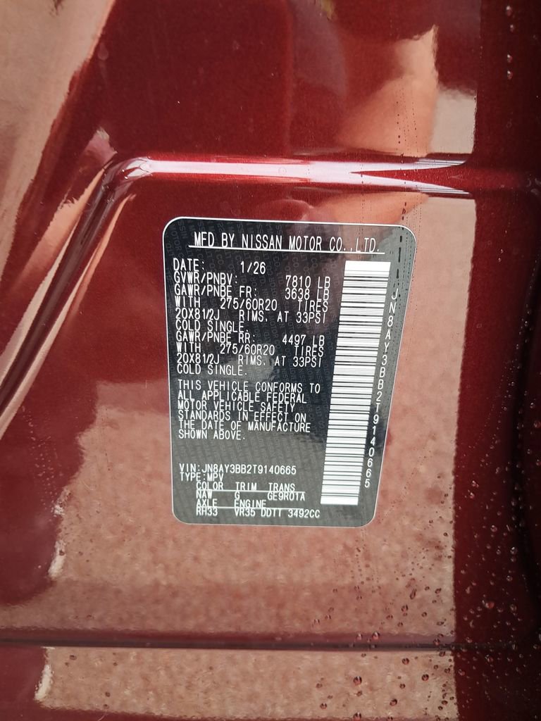 New 2026 Nissan Armada SL w/ Captain's Chari Seat Package AWD/4WD image 31