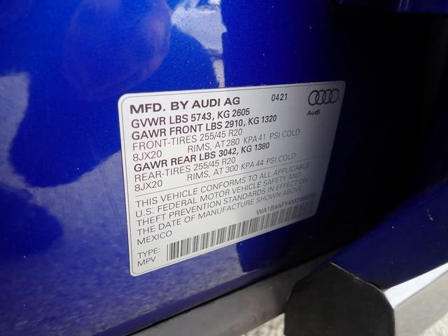 Used 2021 Audi SQ5 Premium Plus w/ Premium Plus Package AWD/4WD image 22