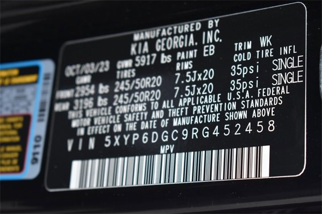 Certified 2024 Kia Telluride S w/ S Sunroof Package image 38