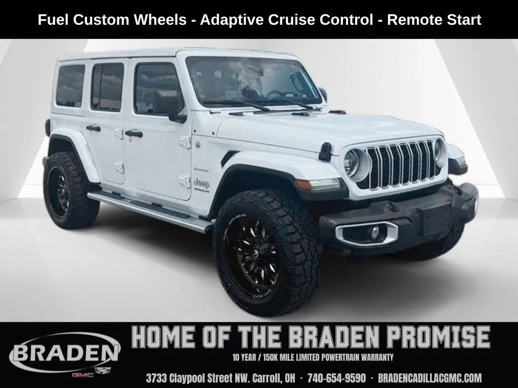 Used 2024 Jeep Wrangler Unlimited Sahara AWD/4WD video 1