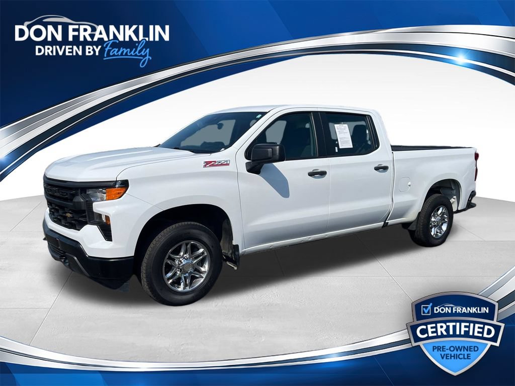 Used 2023 Chevrolet Silverado 1500 W/T w/ Z71 Off-Road Package AWD/4WD image 1