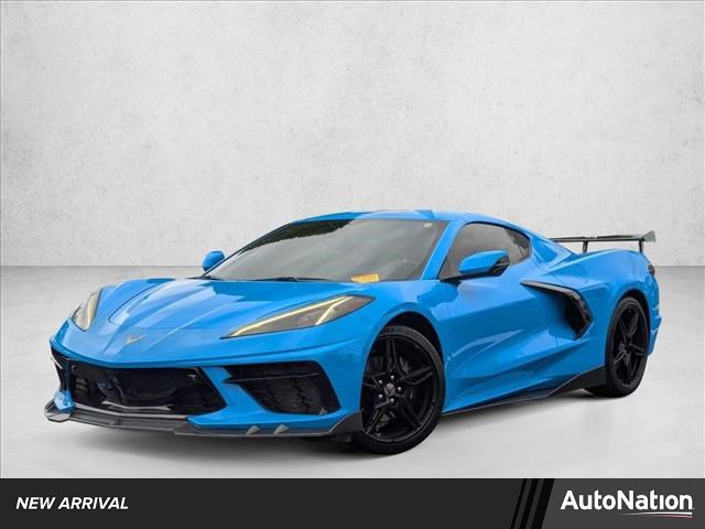 Used 2022 Chevrolet Corvette Stingray Preferred Cpe w/ Chrome Exterior Badge Package