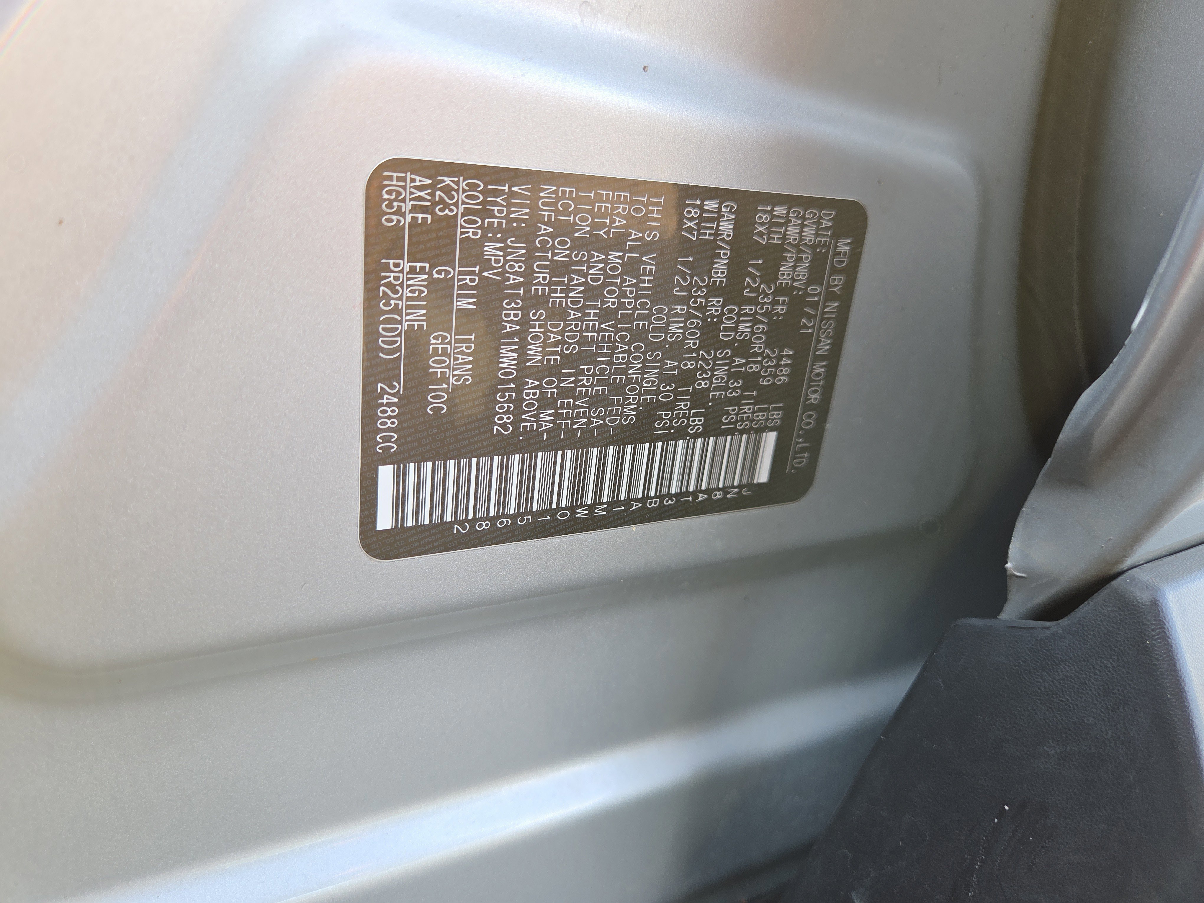 Used 2021 Nissan Rogue SV FWD image 37