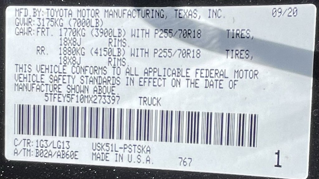 Used 2021 Toyota Tundra SR5 image 35