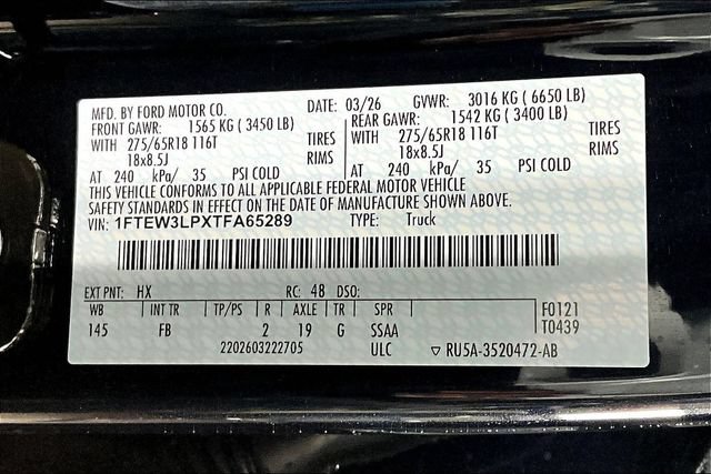New 2026 Ford F150 XLT w/ Equipment Group 302A MID AWD/4WD image 8