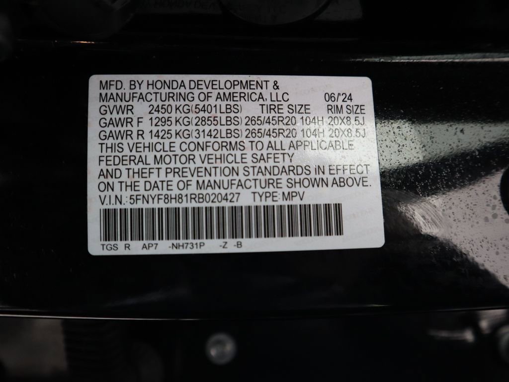 Certified 2024 Honda Passport Black Edition image 36