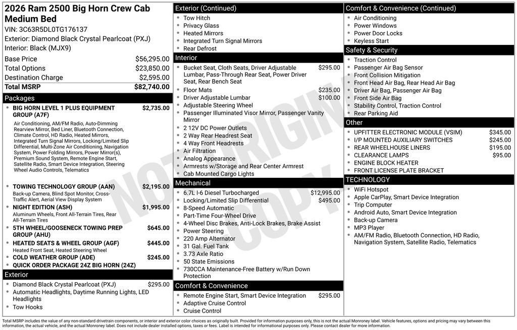 New 2026 RAM 2500 Big Horn image 38