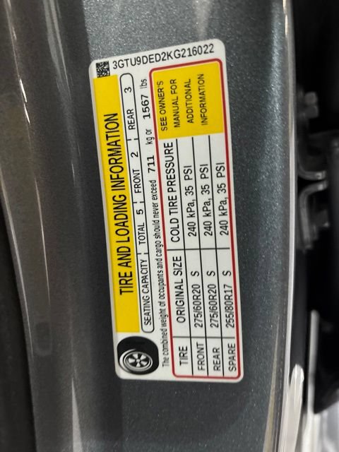 Certified 2019 GMC Sierra 1500 SLT w/ SLT Premium Plus Package AWD/4WD image 45