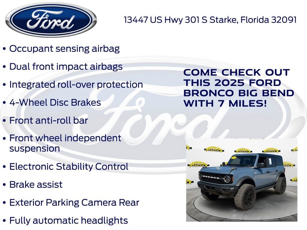 New 2025 Ford Bronco Big Bend image 25