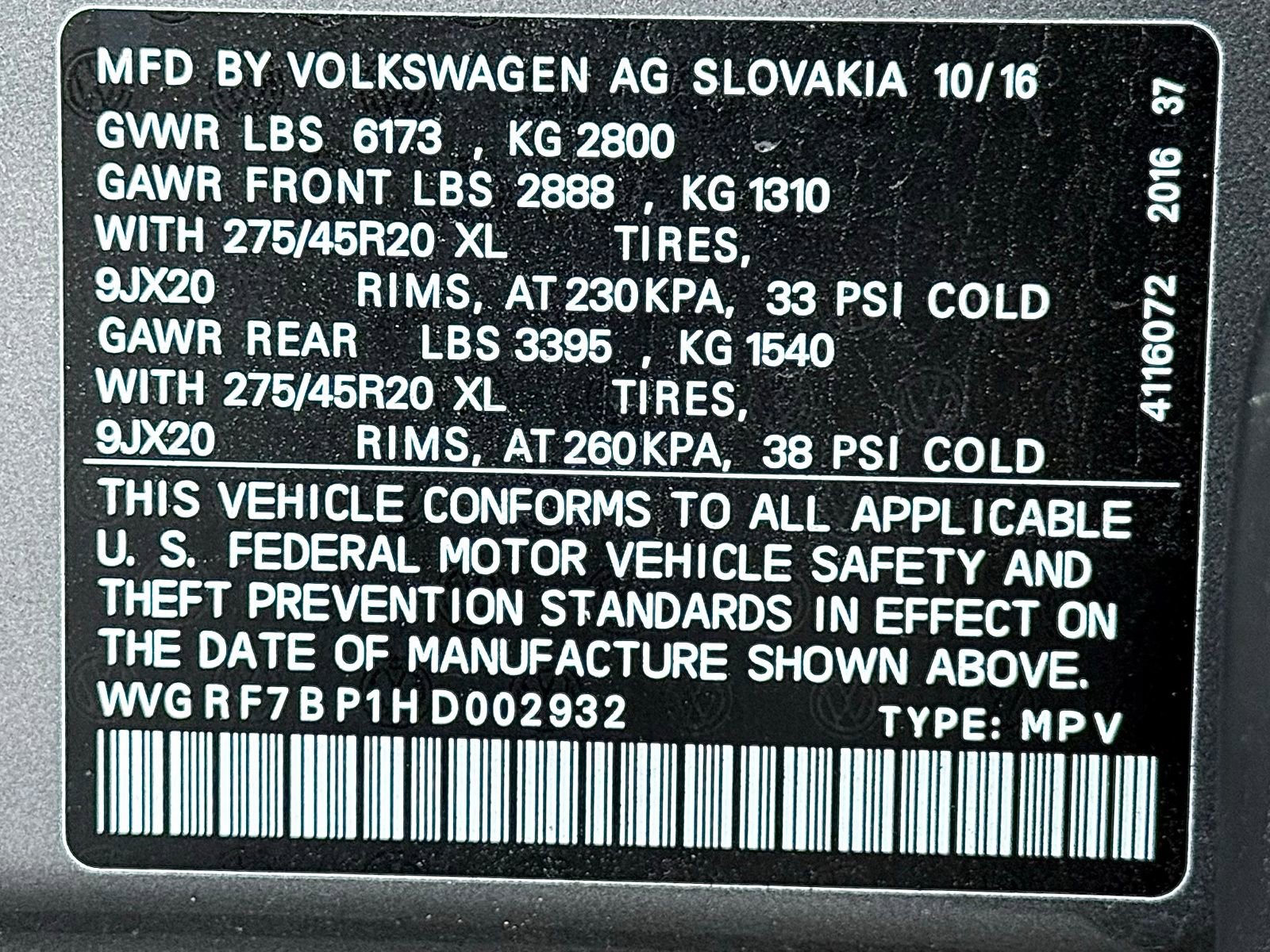 Used 2017 Volkswagen Touareg Wolfsburg Edition AWD/4WD image 49