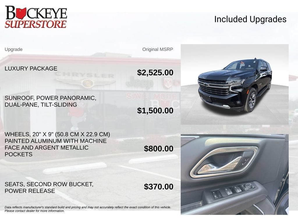 Used 2024 Chevrolet Tahoe LT w/ Luxury Package AWD/4WD image 9