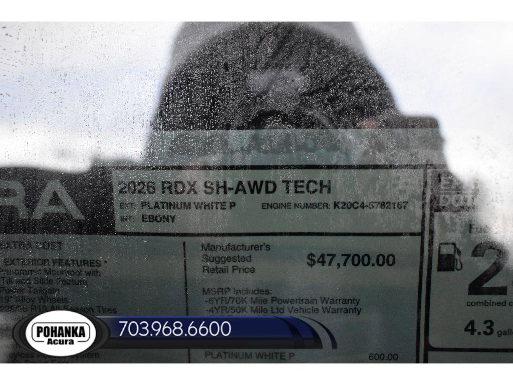 New 2026 Acura RDX w/ Technology Package AWD/4WD image 38