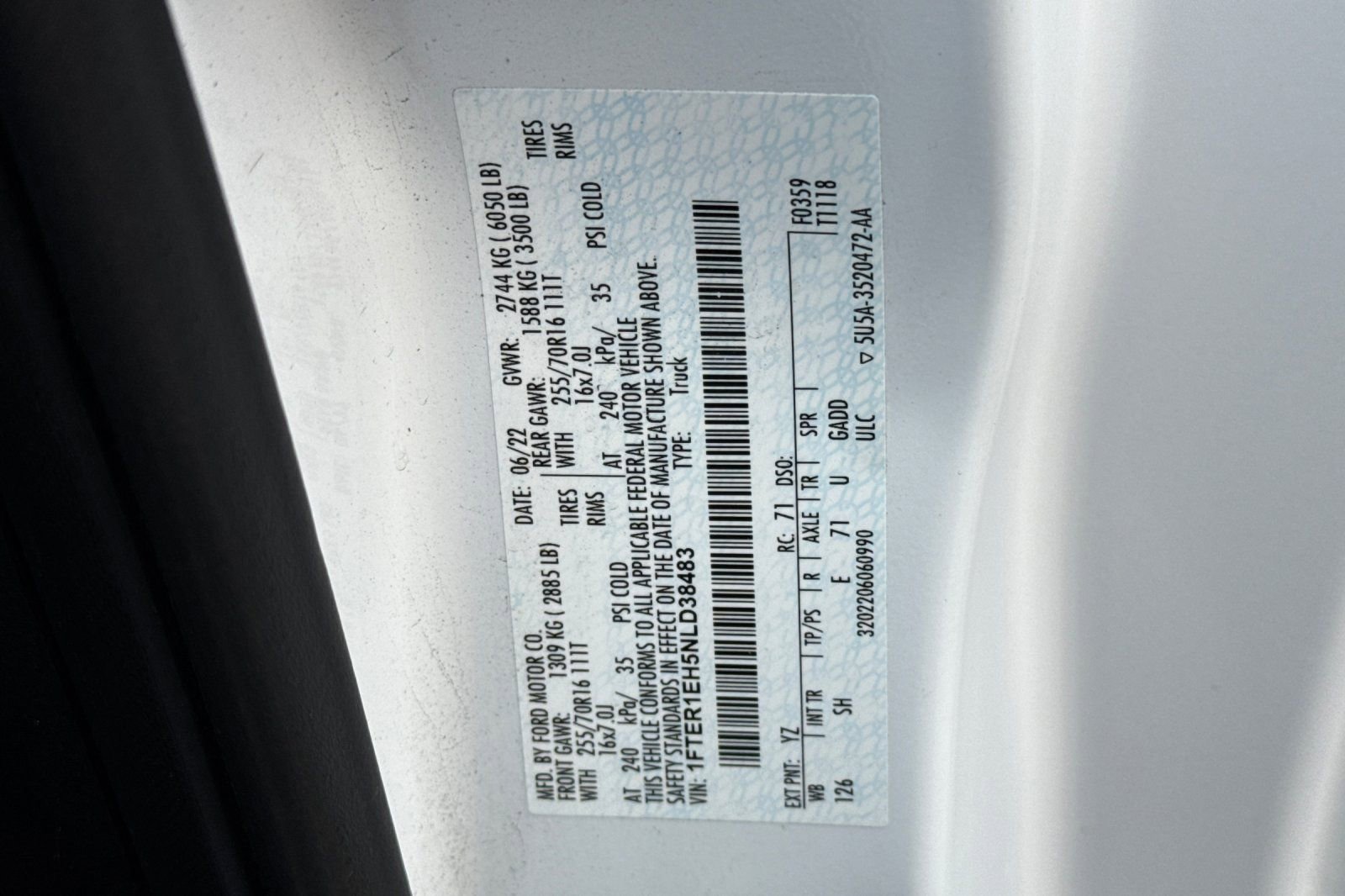 Used 2022 Ford Ranger XL w/ Equipment Group 101A High image 30