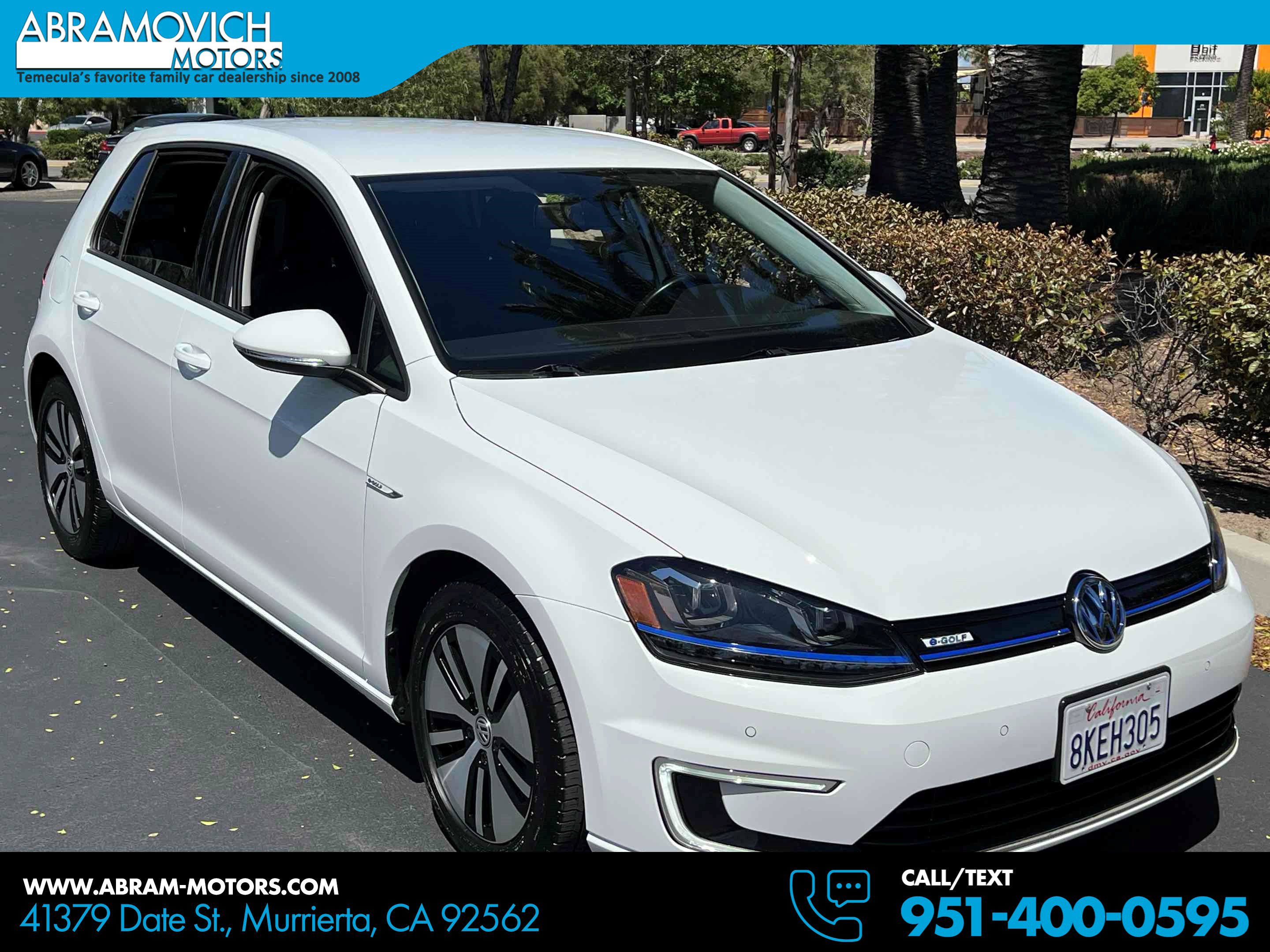 Used 2015 Volkswagen e-Golf SEL Premium FWD image 1