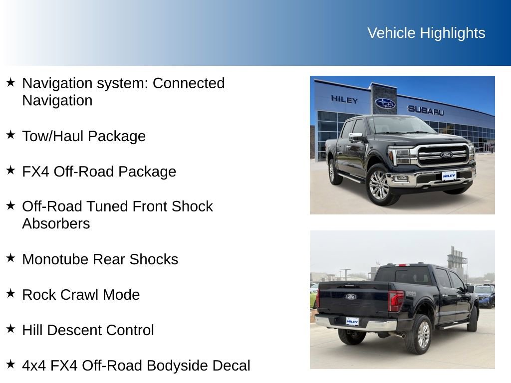 Used 2024 Ford F150 Lariat w/ FX4 Off-Road Package image 5
