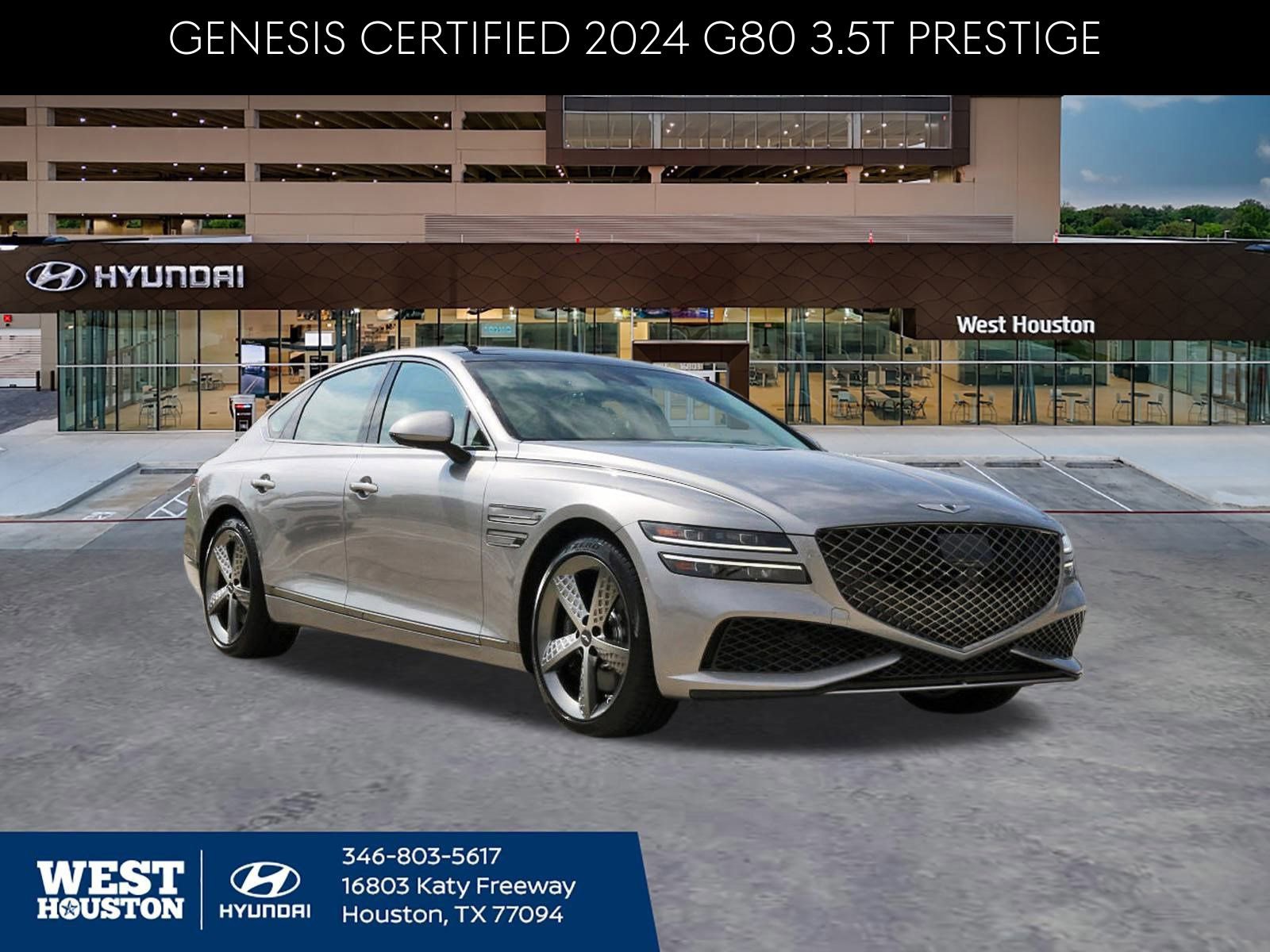 Used 2024 Genesis G80 3.5T Sport w/ Sport Prestige Package image 1