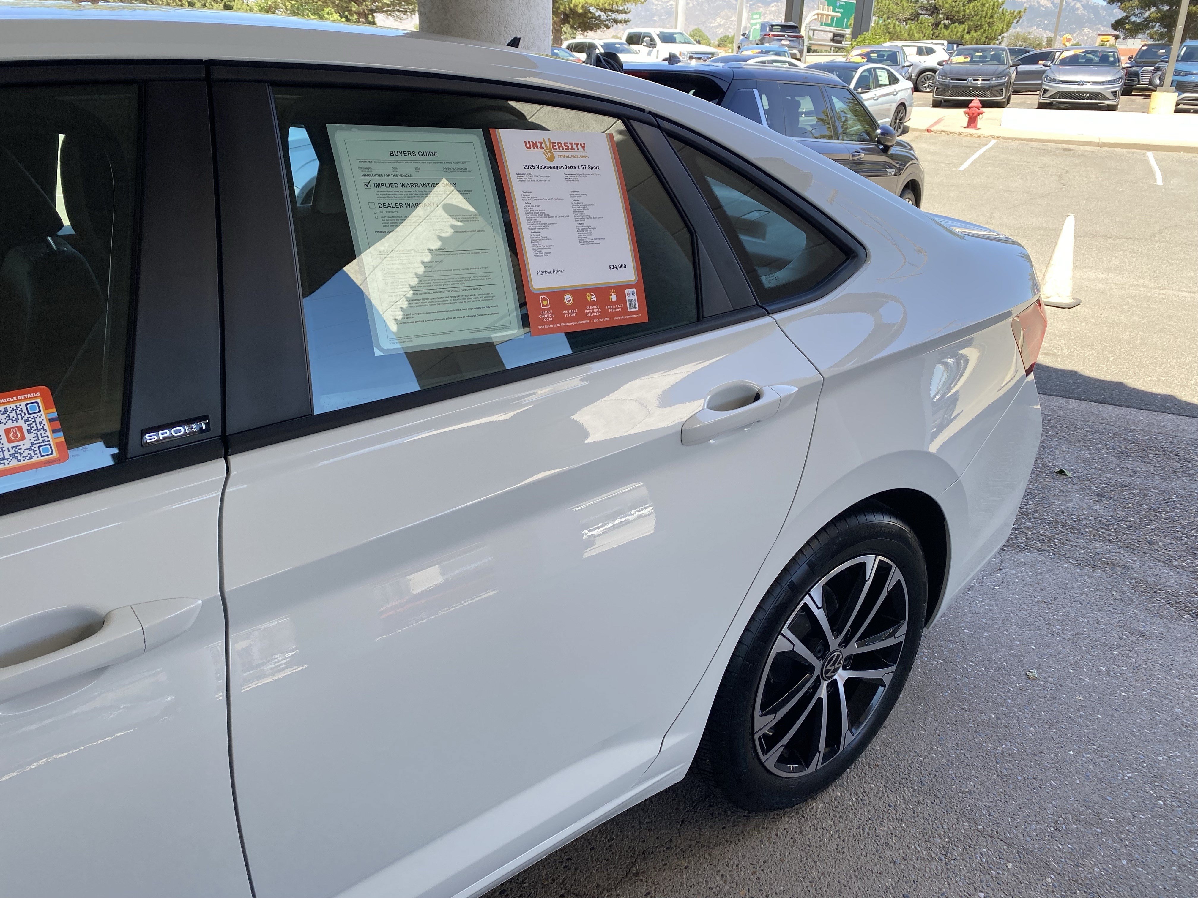 Certified 2026 Volkswagen Jetta Sport FWD image 47