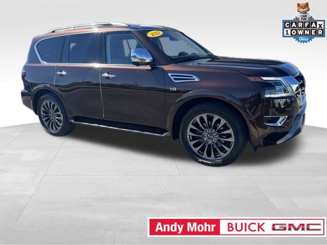 Used 2021 Nissan Armada Platinum w/ Captain's Chairs Package AWD/4WD image 20