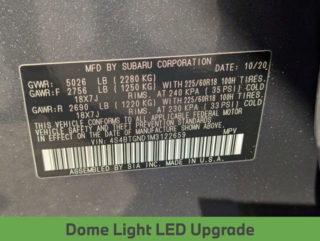 Used 2021 Subaru Outback Limited XT w/ Popular Package #2 image 32