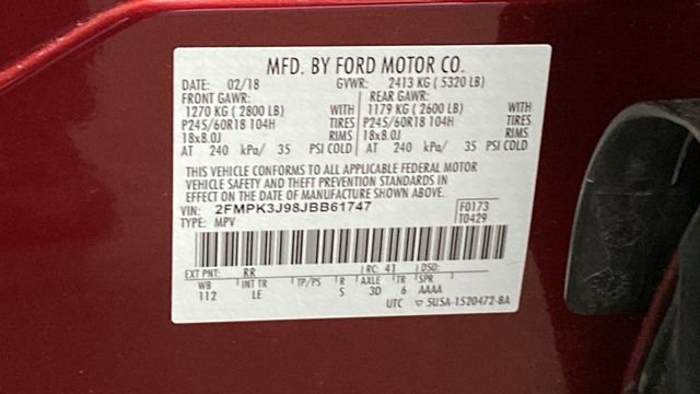 Used 2018 Ford Edge SEL w/ Equipment Group 201A image 25