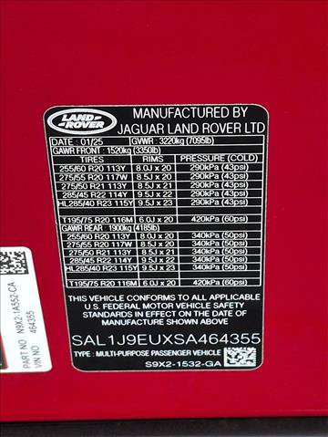 Certified 2025 Land Rover Range Rover Sport AWD/4WD image 26