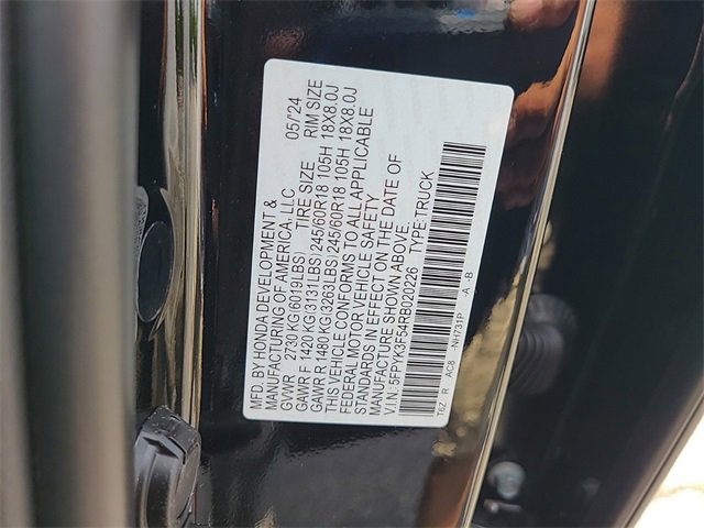 Certified 2024 Honda Ridgeline RTL image 43