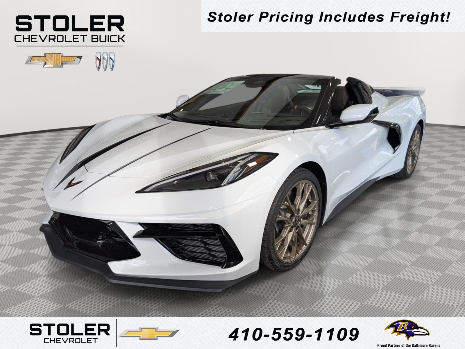 New 2026 Chevrolet Corvette Stingray Premium Conv w/ Z51 Performance Package RWD image 1