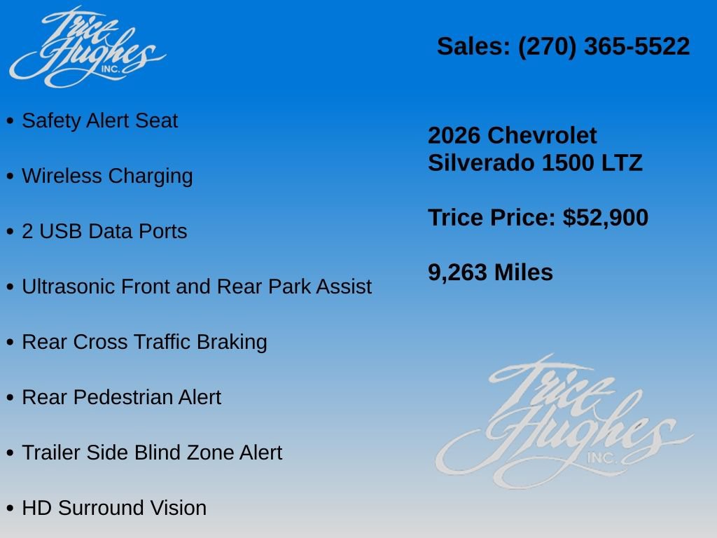Used 2026 Chevrolet Silverado 1500 LTZ w/ Technology Package AWD/4WD image 35