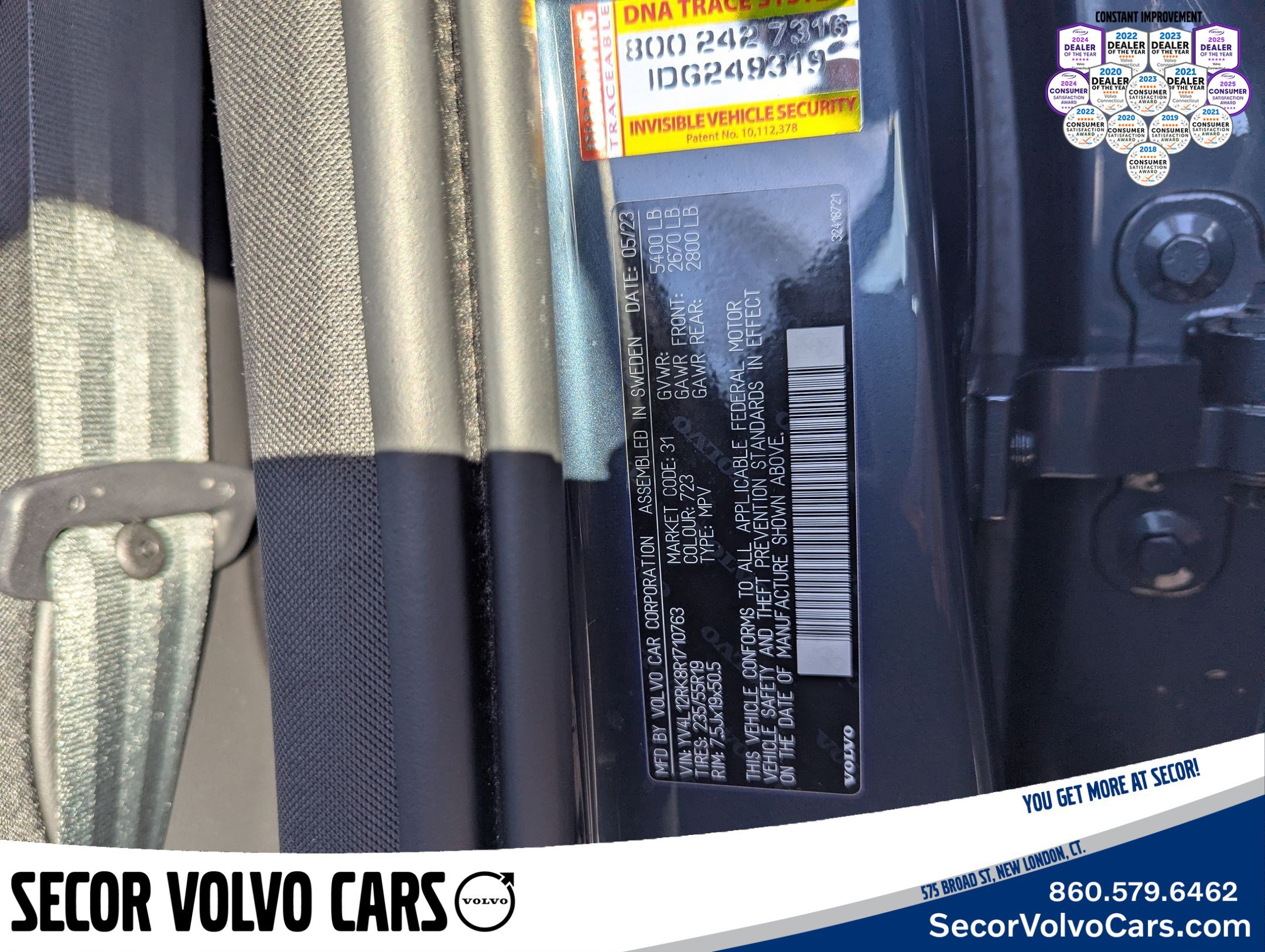 Certified 2024 Volvo XC60 B5 Core w/ Protection Package Premier image 26