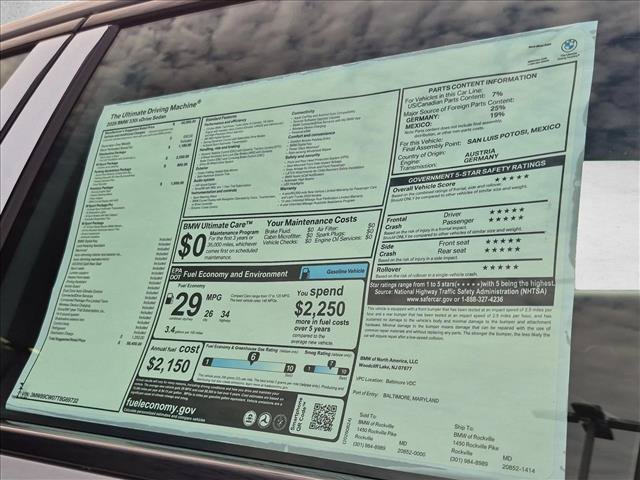 New 2026 BMW 330i xDrive Sedan w/ M Sport Package AWD/4WD image 18