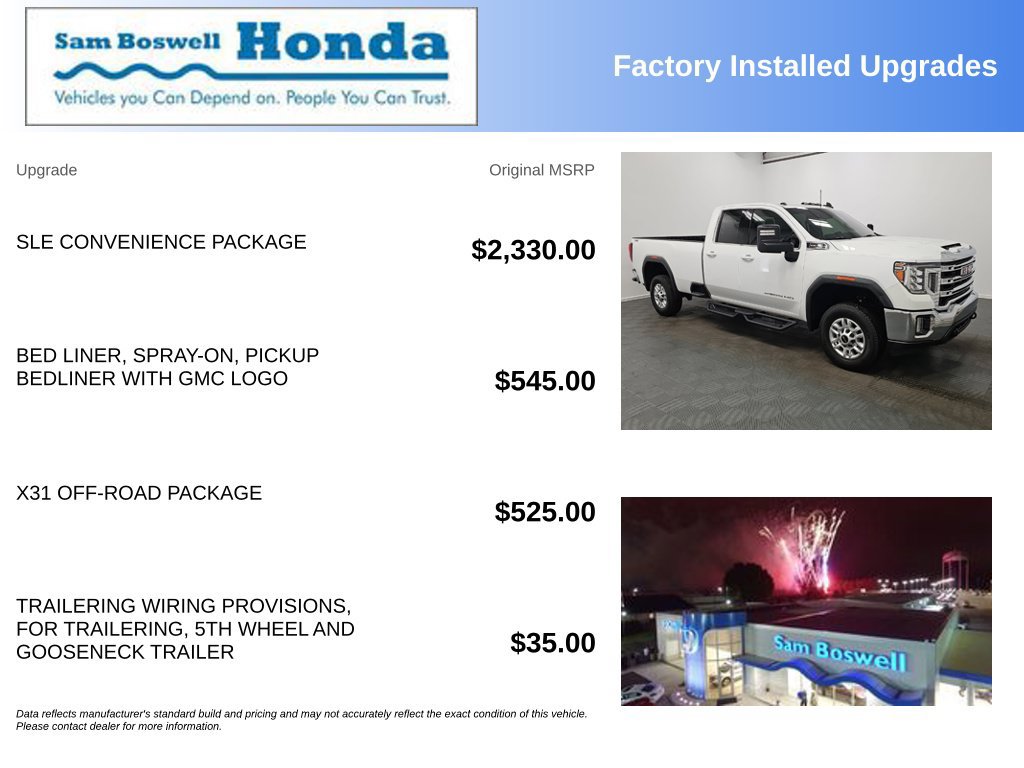 Used 2022 GMC Sierra 2500 SLE w/ SLE Convenience Package AWD/4WD image 4